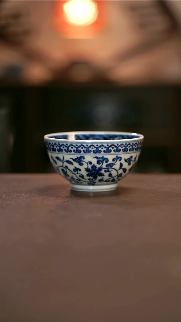 【闪购商品】杯舜瓷天工一品缠枝杯
