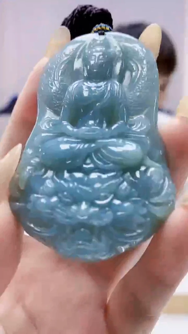 未镶嵌定制翡翠4868DD-毛货挂件127