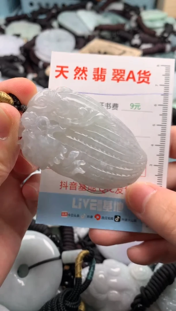 翡翠未镶嵌吊坠(不含链)1