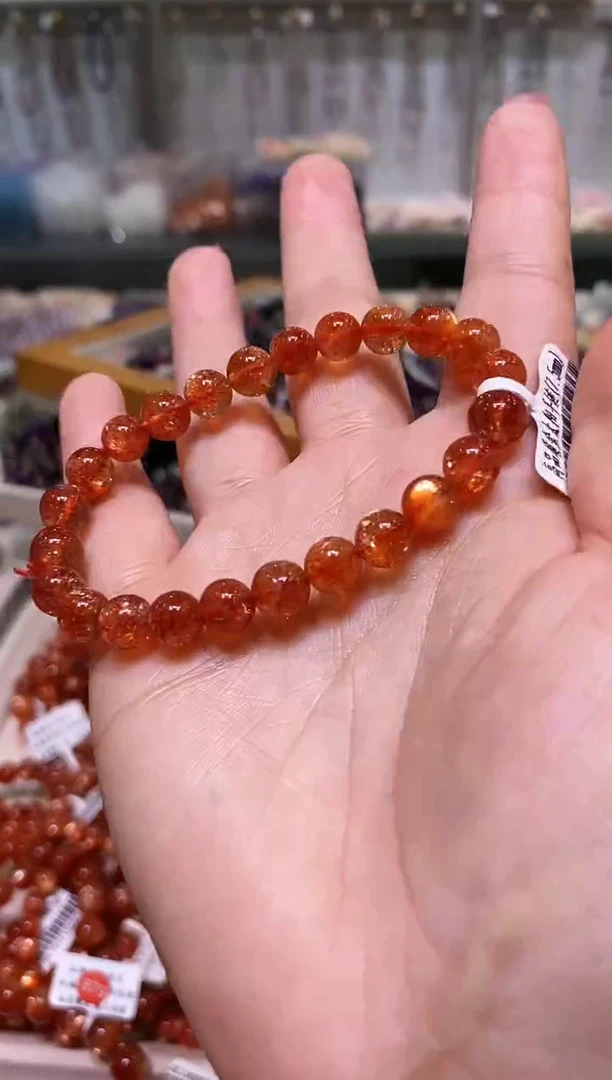 未镶嵌手链长石多样性发其一金太阳7.5+