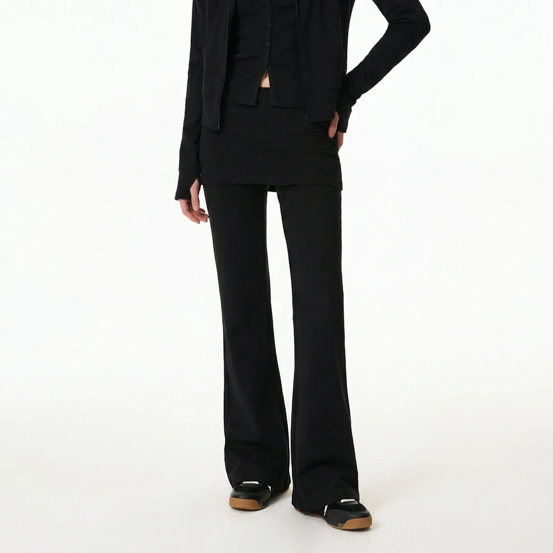 REDIMOR喇叭裤女高腰秋冬季2025新款微喇裙裤垂感显瘦裤261RC1009