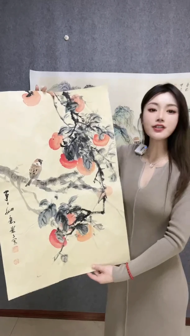 【闪购商品】国画手绘花鸟国画