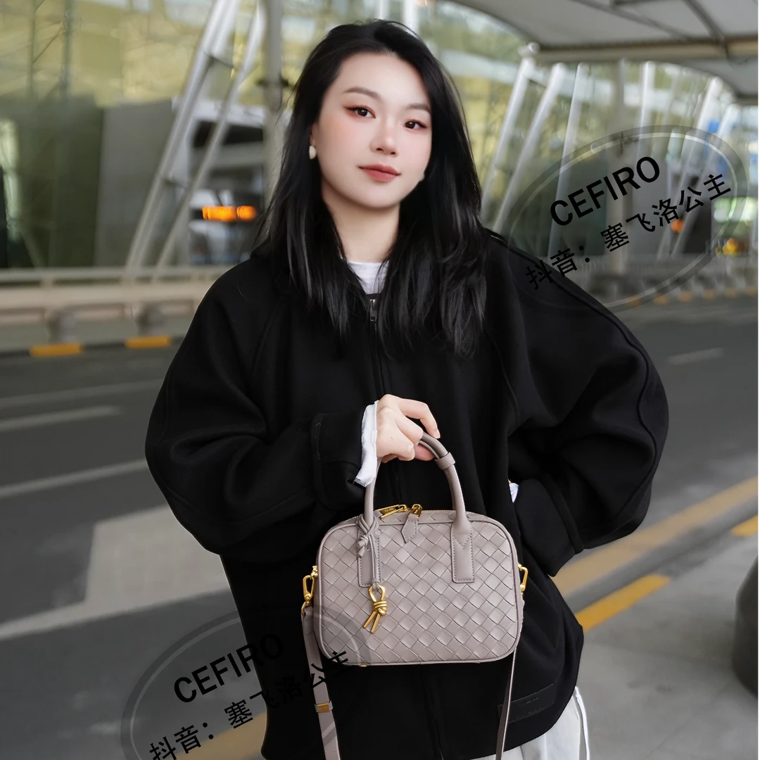 【塞飞洛】春夏气质女士单肩斜跨编织羽毛包 WGG-1WB818-49