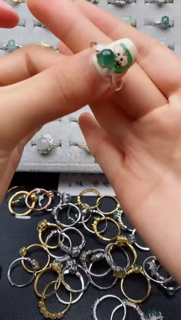 【闪购商品】翡翠戒指未镶嵌缅甸翡翠
