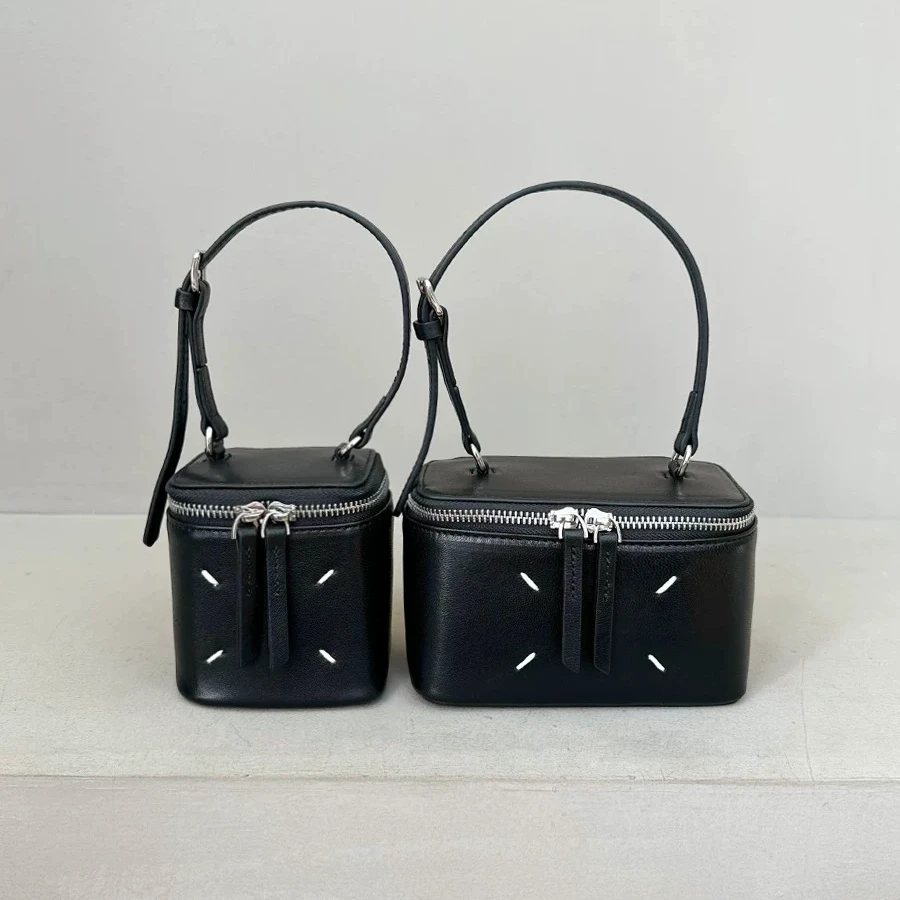 植鞣羊皮盒子包真皮手提包骰子包手机包时尚百搭单肩斜挎小包包女