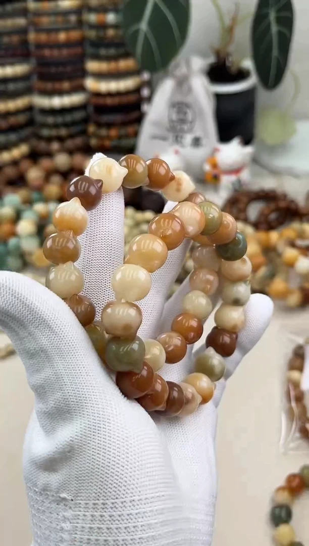 菩提根/象牙果手串a693卡14 水磨