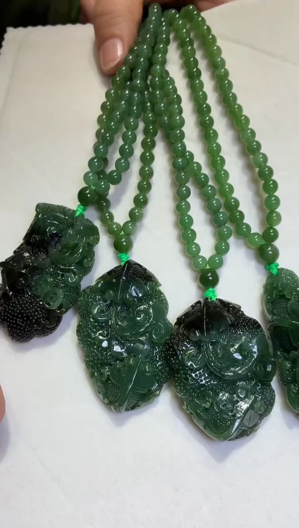 颈饰未镶嵌和田玉72【】多样性发一