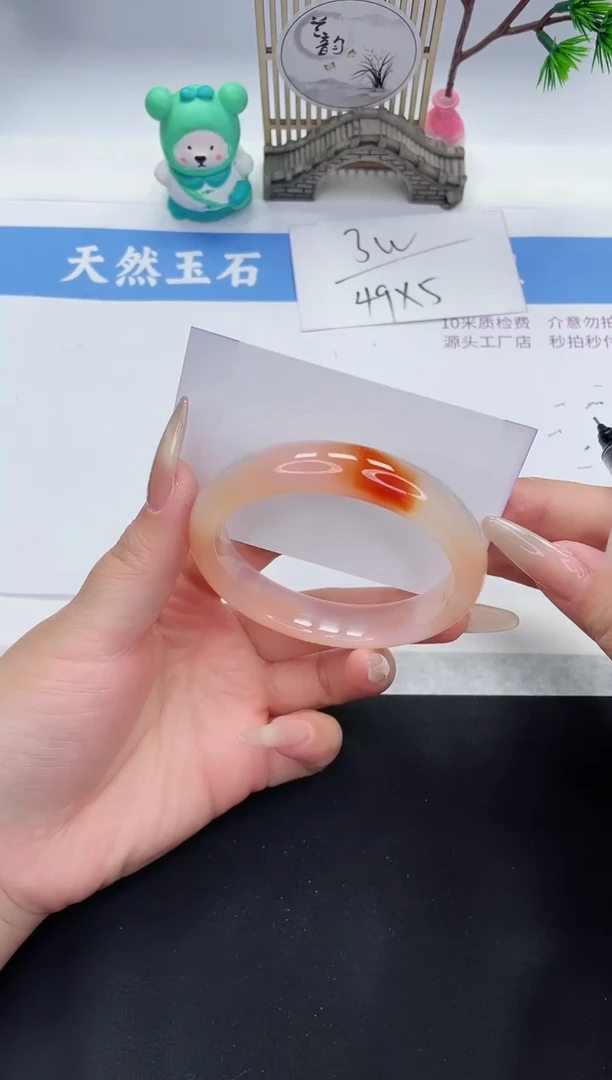 【闪购商品】石英质玉手镯未镶嵌M507-60+