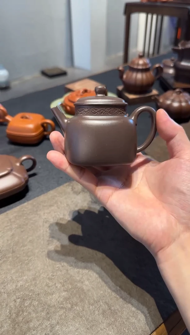 茶壶紫砂小*四方言心