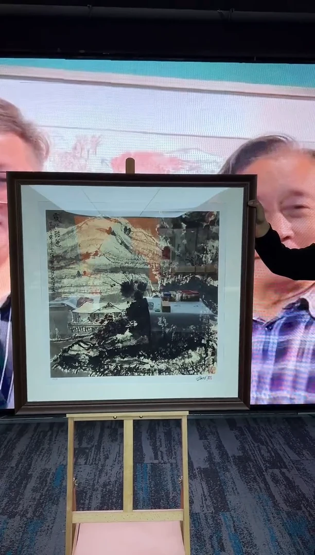 【闪购商品】版画《雪江话意》  崔先生  全款