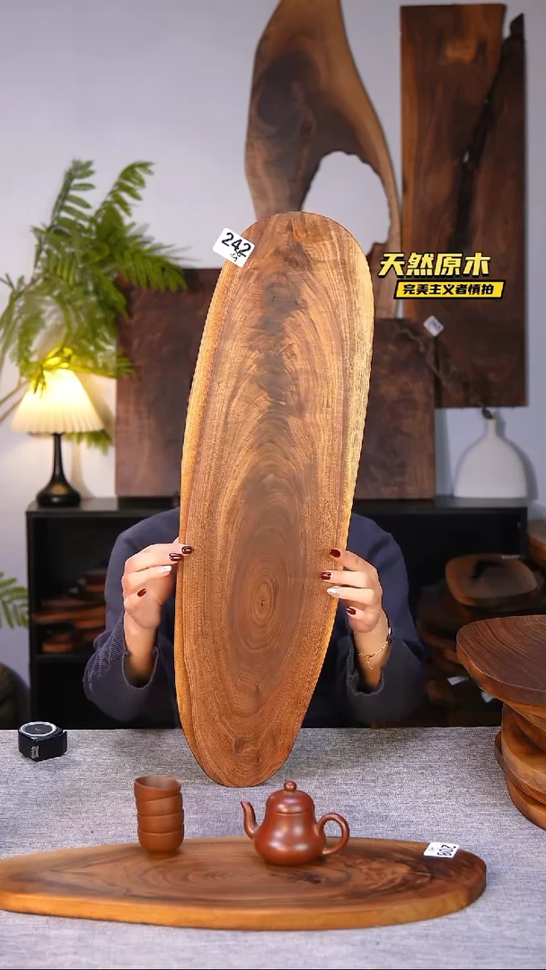 木北美黑胡桃原木.干裂疤结不属于商品质量问题完美主义者慎拍