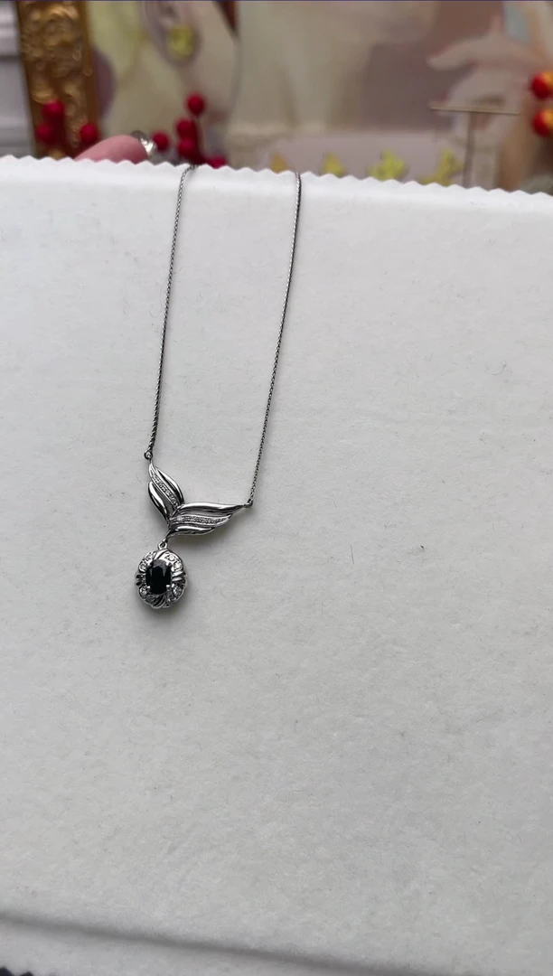 【闪购商品】蓝宝石项链合金th6773项链