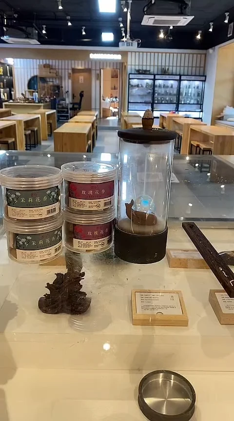 香篆1抖音旗舰-掌上明珠倒流香炉+玫瑰80g*2+茉莉80g*2