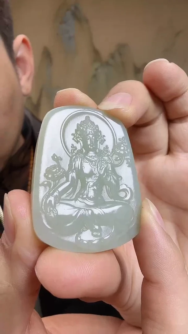 颈饰未镶嵌和田玉.