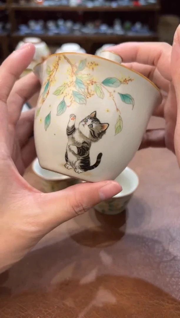 真的很便宜会开片的旅行茶具