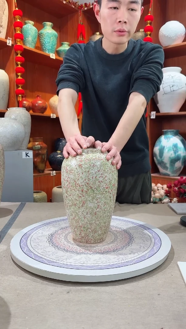 【闪购商品】瓶精品陶瓷花瓶 无花 绿野仙踪中号