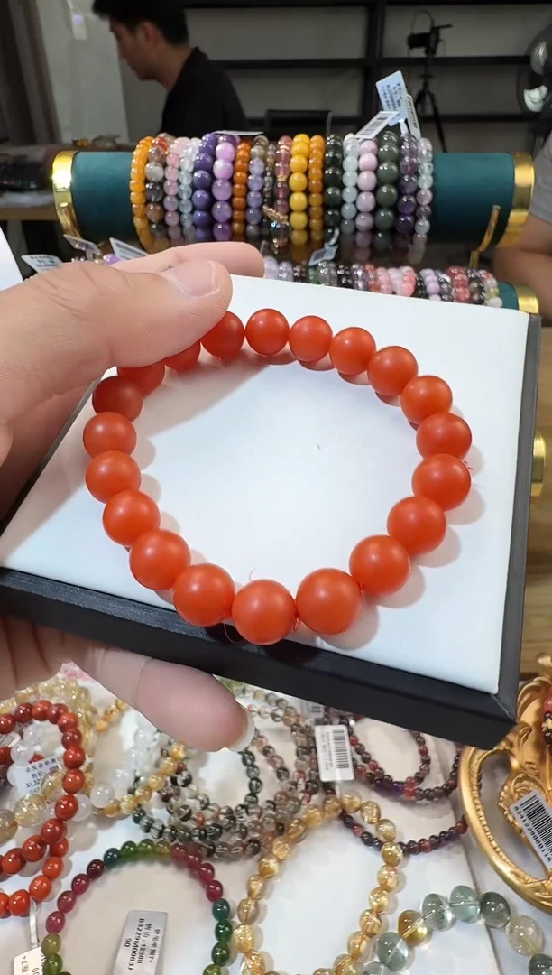 手链未镶嵌南红玛瑙源*诚晶0452 约10mm