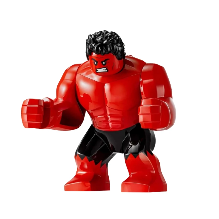 正品f 超级英雄人仔 sh1001 红浩克 76292 独占