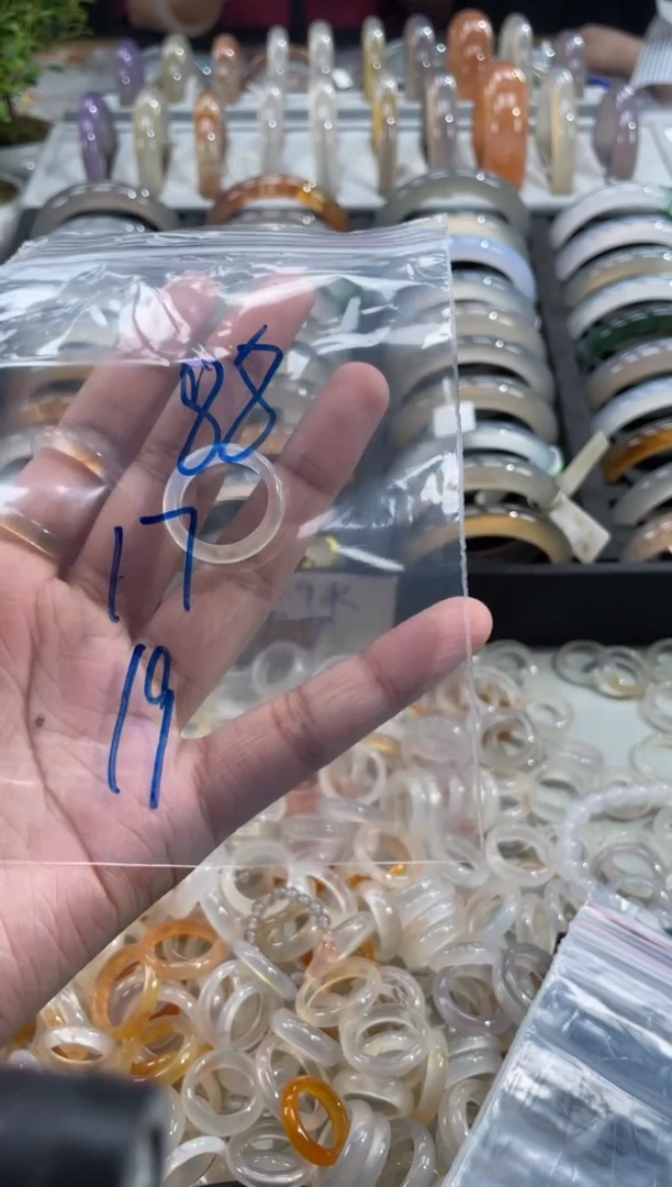 玛瑙/玉髓戒指未镶嵌88