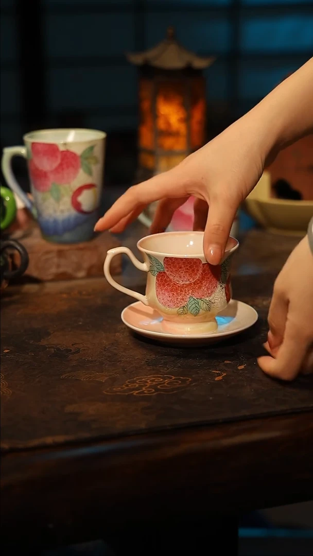 陶瓷景德镇高温釉下彩手工手绘款式@A0@