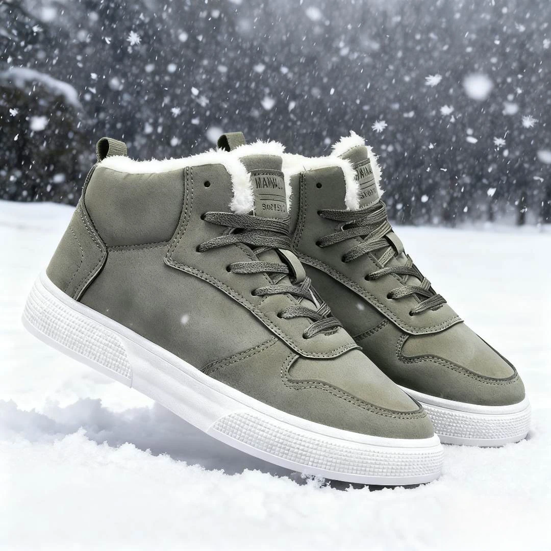 运费险 零下20°冬季新款棉鞋男加绒加厚板鞋高帮鞋
