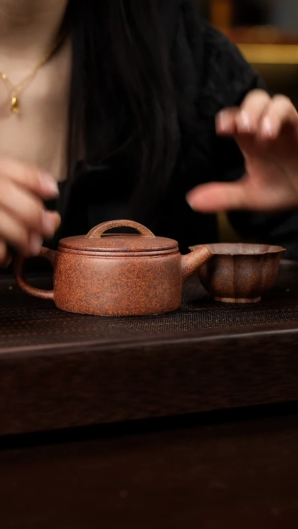 茶壶紫砂汉瓦 天星泥