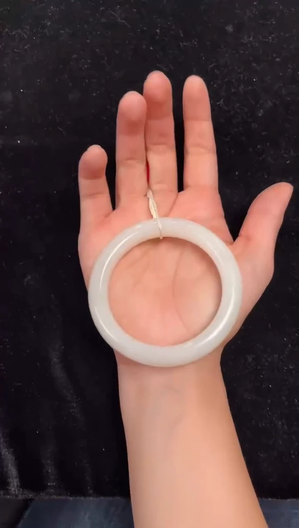 未镶嵌手镯和田玉新疆直发和田玉白玉57-58上等和田玉手镯女