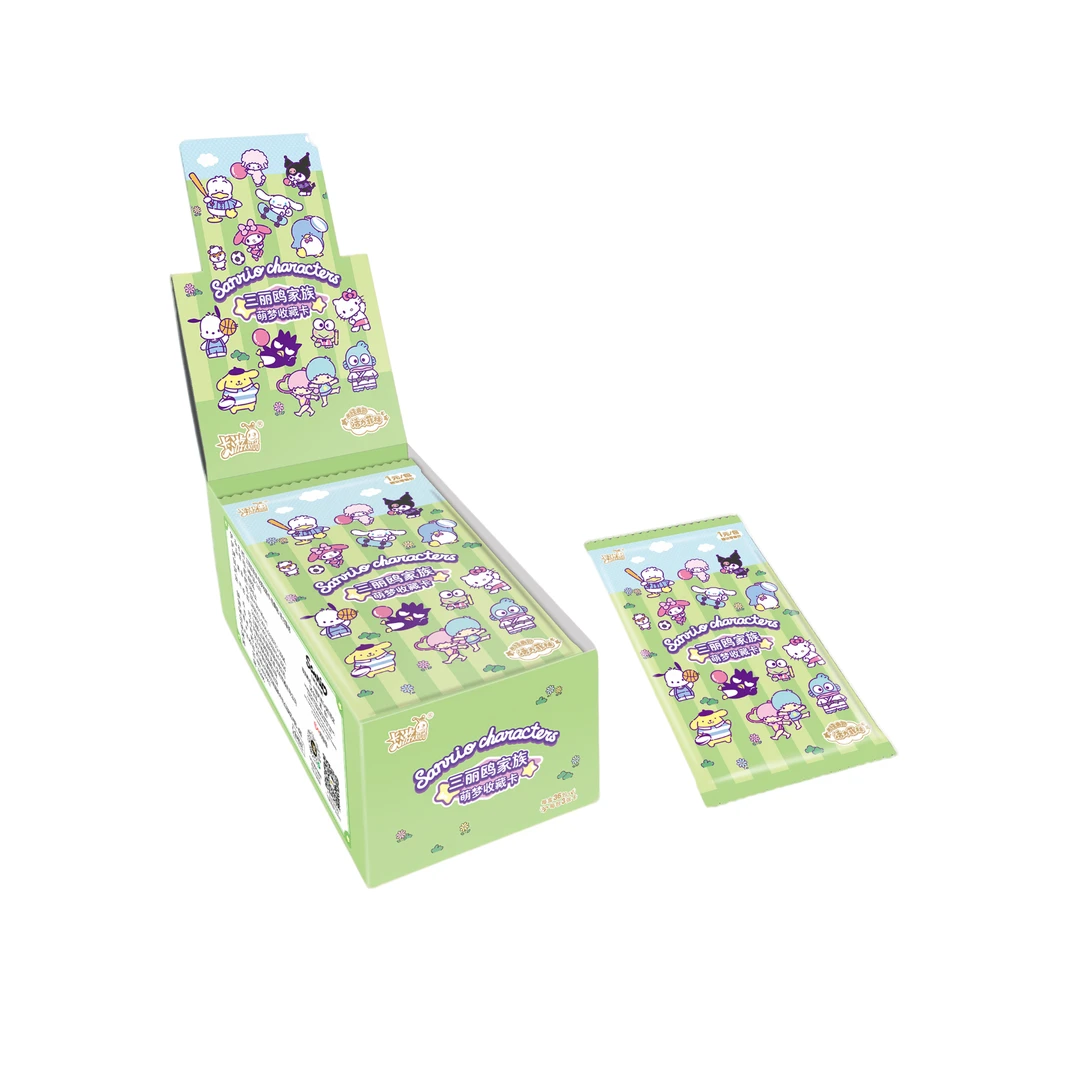 【新人浮浮】卡游三丽鸥家族-活力菲林经典包（1）收藏卡牌盲盒   T