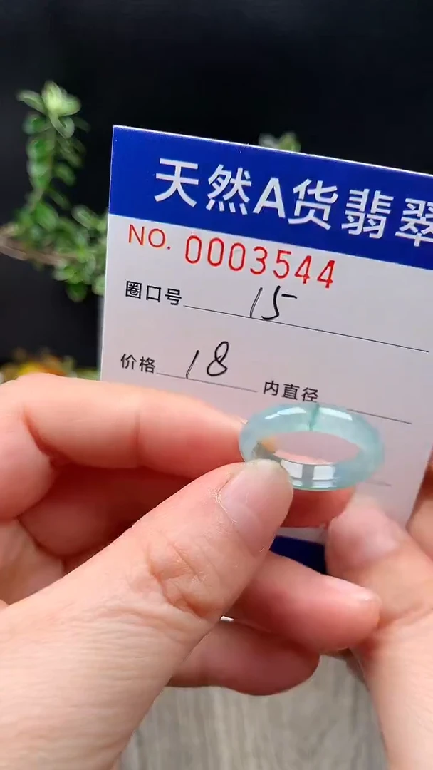 未镶嵌戒指翡翠15#