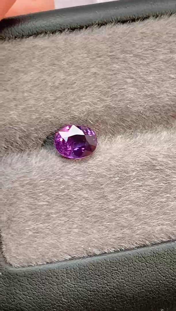 裸石蓝宝石1.65-4500天然紫蓝宝石