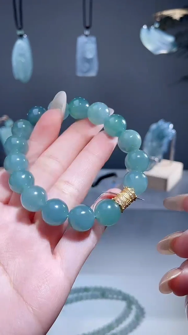 未镶嵌手串翡翠手串