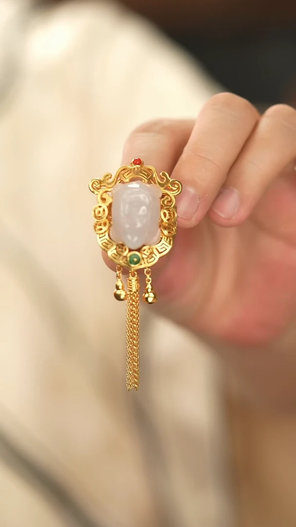 【闪购商品】翡翠戒指银S925镶嵌新款