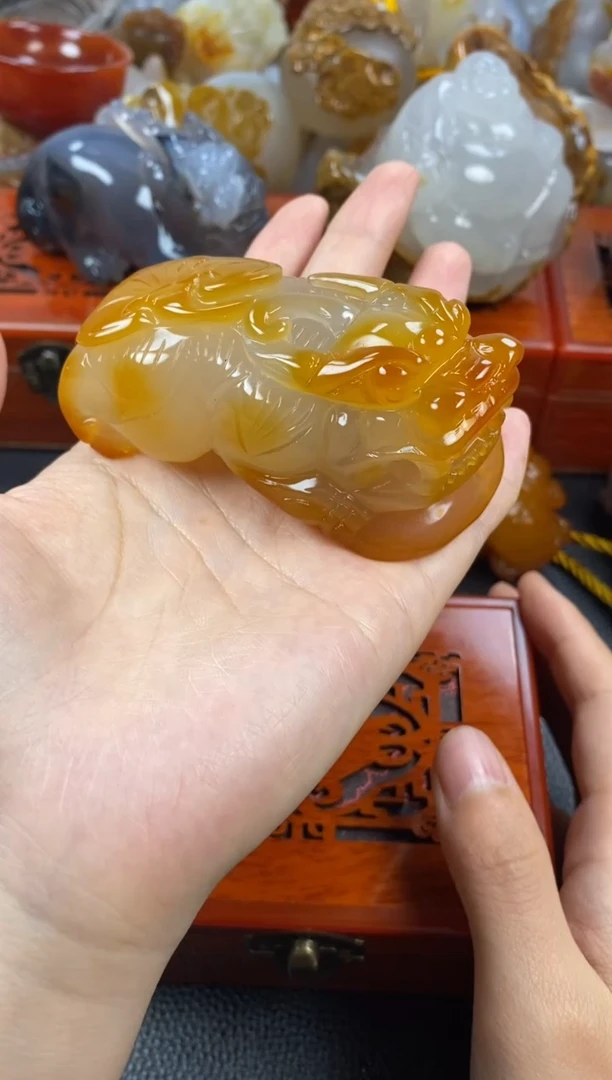 玛瑙/玉髓手把未镶嵌思**厚1