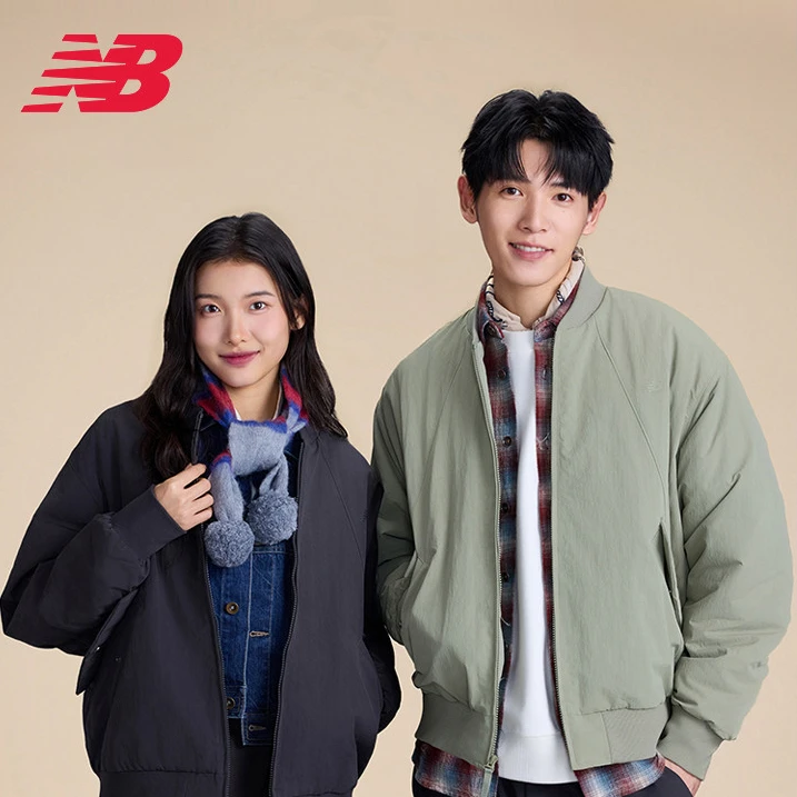 【跑者美学】NB官方25秋季新款男女同款休闲运动夹克外套AMJ51300