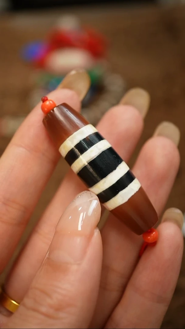 未镶嵌颈饰玛瑙/玉髓s***e蚀花玛瑙珠珠