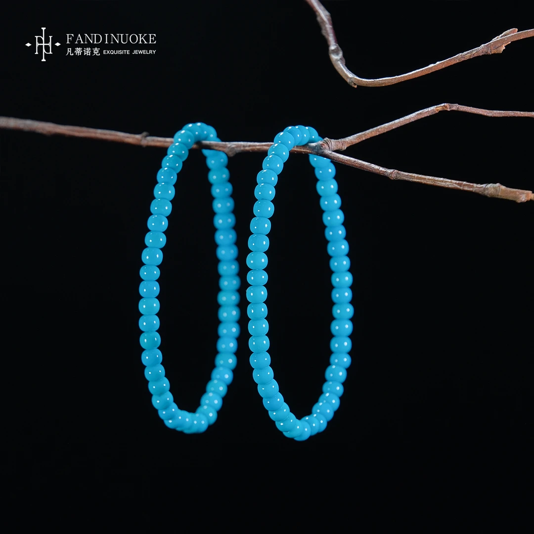 【加加专属】17 MJ62969-绿松石单圈手串-多样性发一件-4mm