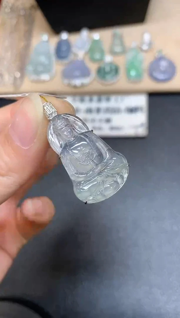 【闪购商品】翡翠颈饰18K金镶嵌【无服务费多样性发其一