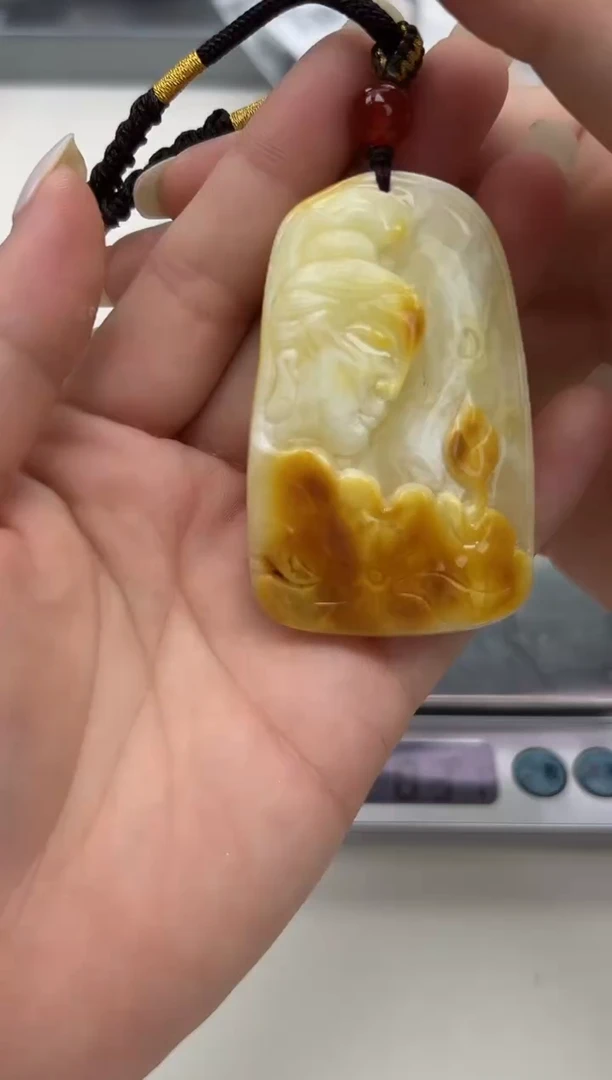 裸石蜜蜡未镶嵌蜜蜡吊坠