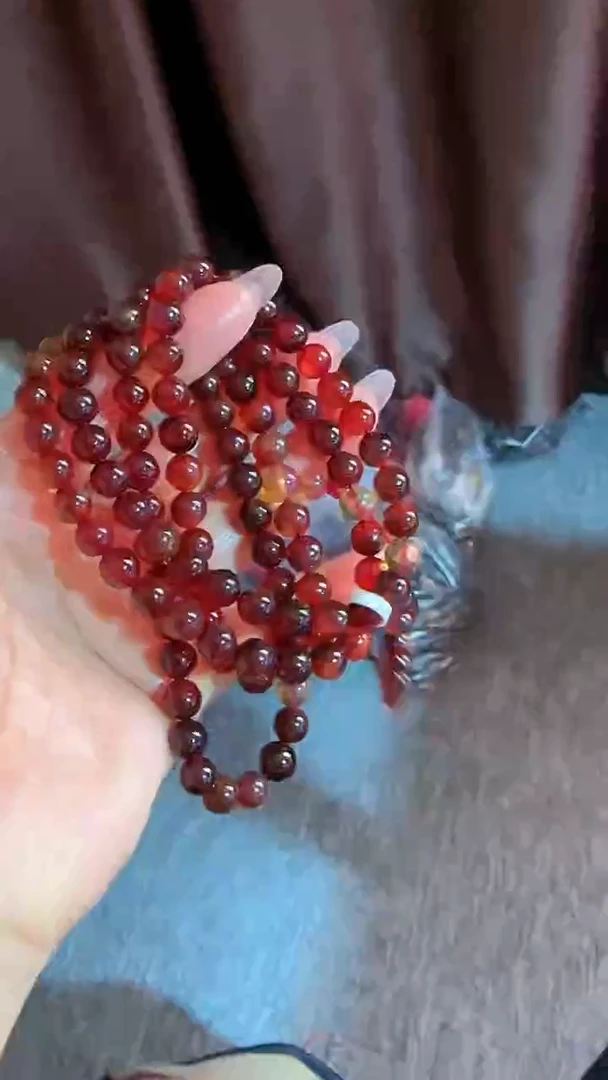 【闪购商品】琥珀手链未镶嵌规格8血珀108#96