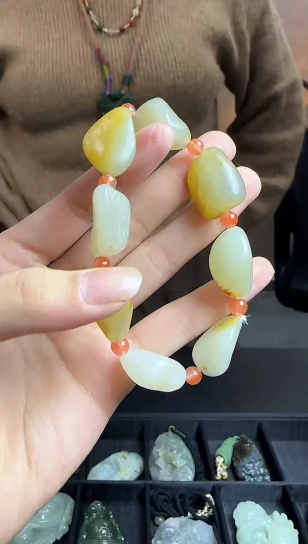 未镶嵌手串和田玉JJD1221160多样性发一