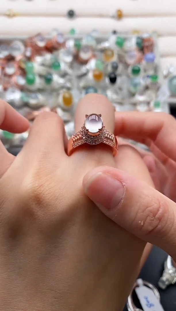 未镶嵌戒指翡翠6666666+4