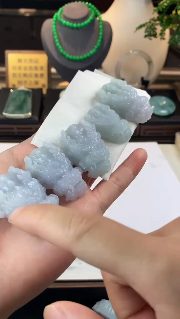 未镶嵌定制翡翠毛货不退不换多样性发一