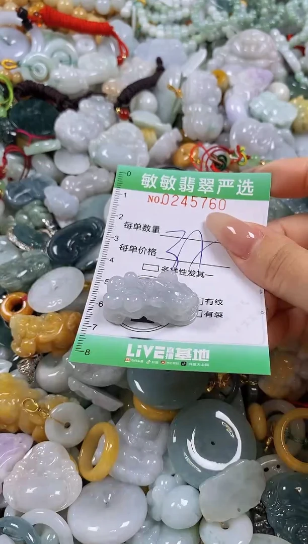 翡翠未镶嵌颈饰闪购0245760