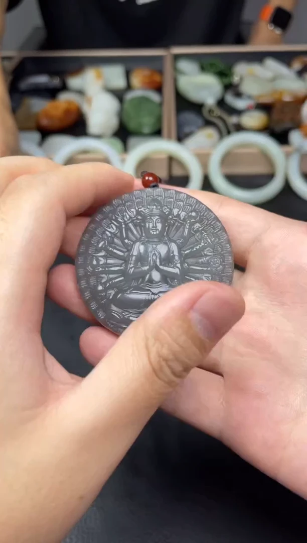 和田玉未镶嵌吊坠(不含链)和田玉20
