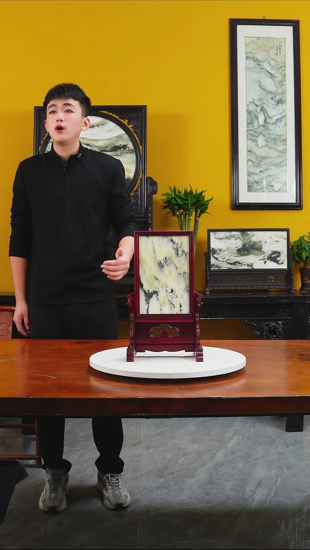 石材天然大理石画摆件