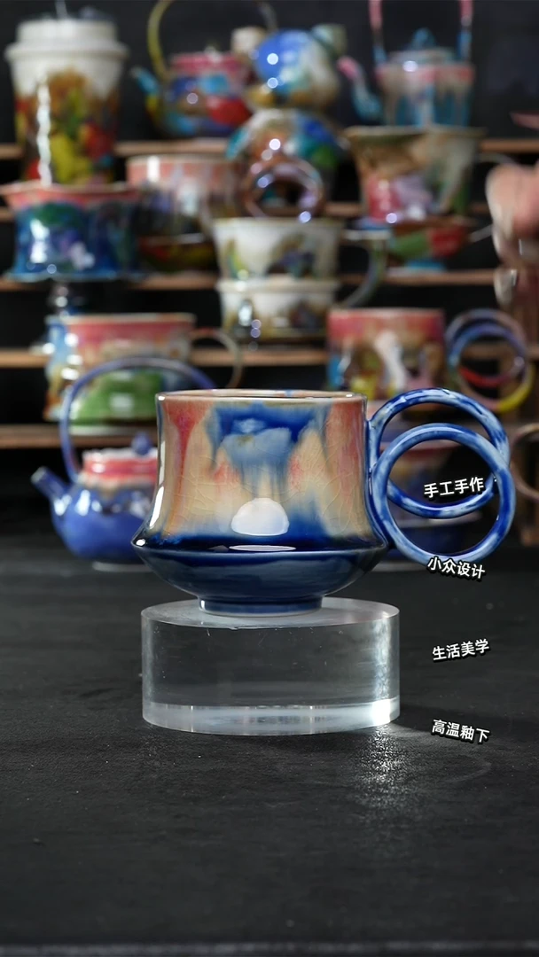 设计师款景德镇森涩手创陶瓷（食品级）974