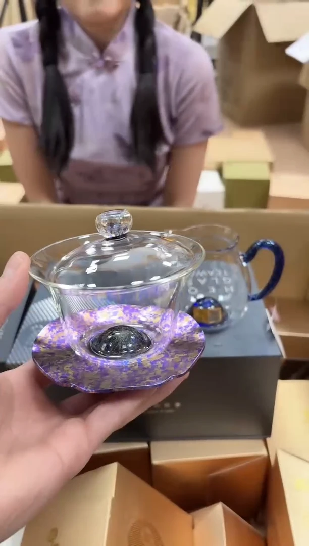 禾器斑斓清悦+禾器曜辰盖碗斑斓