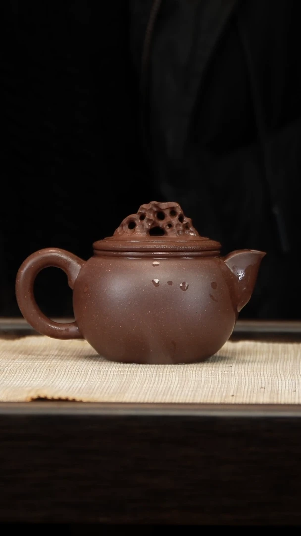 茶壶紫砂双?天青云石