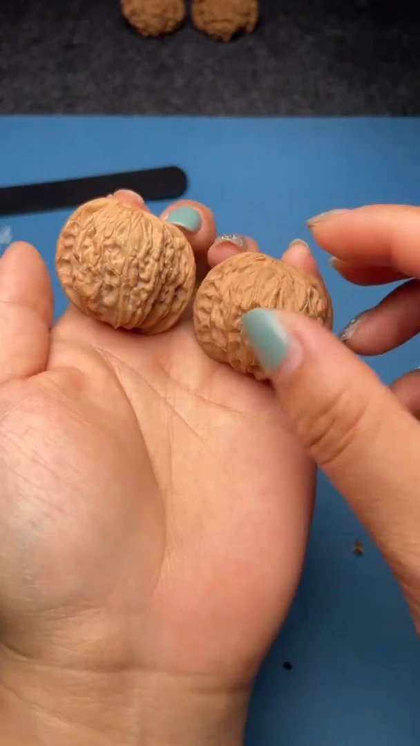 文玩核桃把件w128磨盘37尺