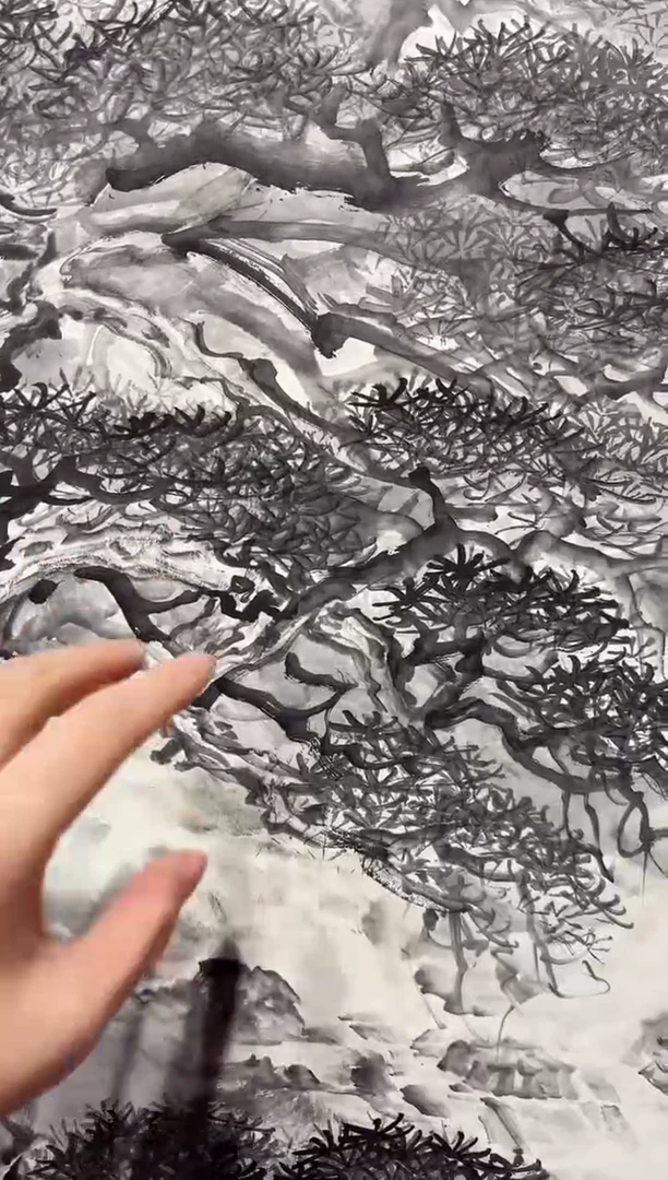 国画秦燕格国画手绘作品Y18